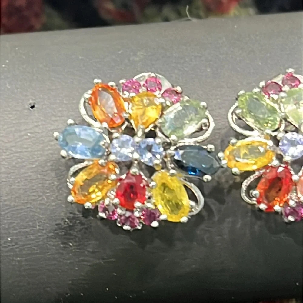 Genuine Sapphire Earrings